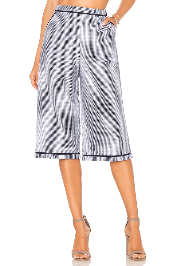 view 1 of 4 VIVANNA ギンガムパンツ in Navy