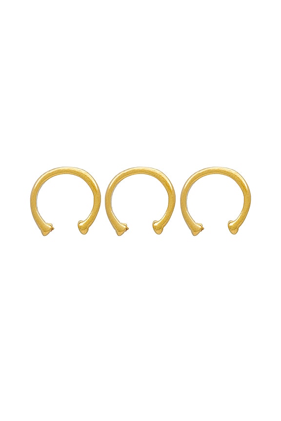 view 2 of 2 Chelsea Ear Cuff Trio Set in Gold