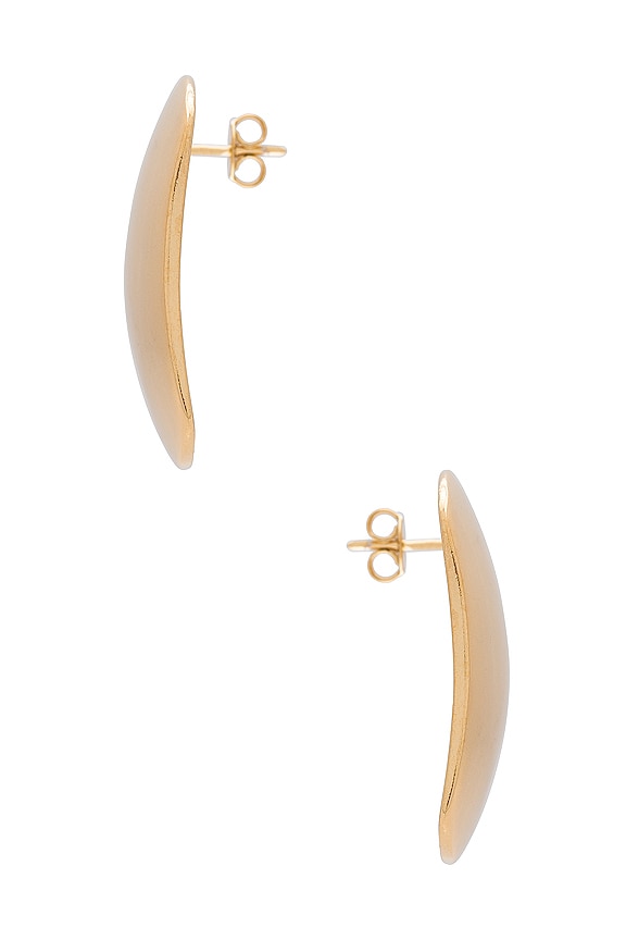 view 2 of 2 СЕРЬГИ DELLA in Gold