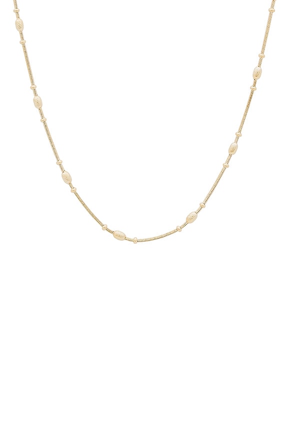 view 2 of 2 COLLIER BEADED SNAKE in Gold