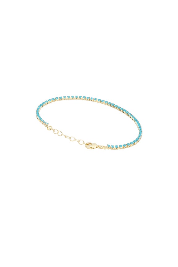 view 2 of 2 Tennis Bracelet in Turquoise