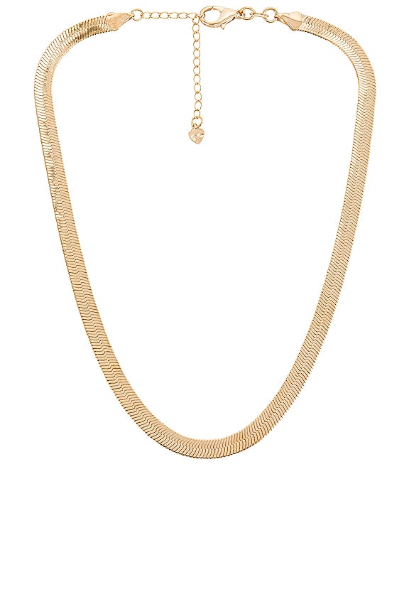 view 1 of 2 Chunky Snake Necklace in Gold