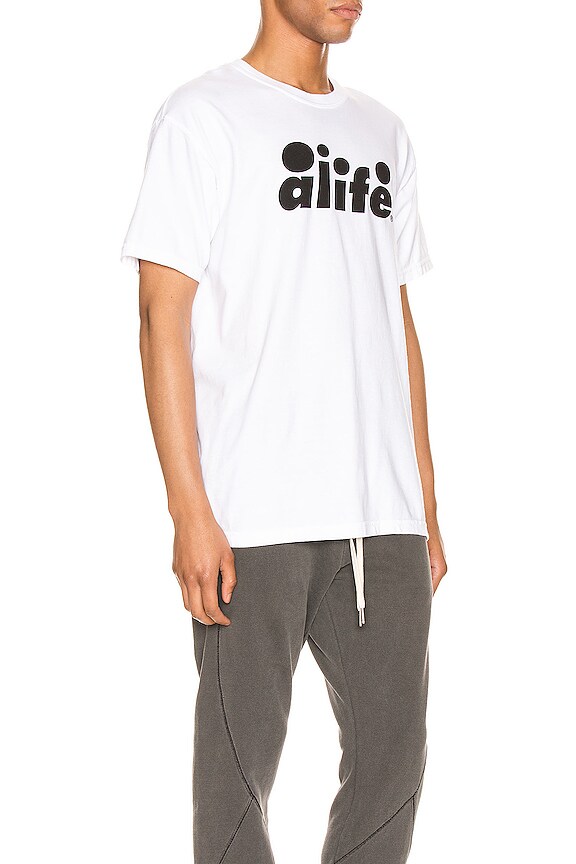 view 2 of 5 Bubble Logo Tee in White & Black