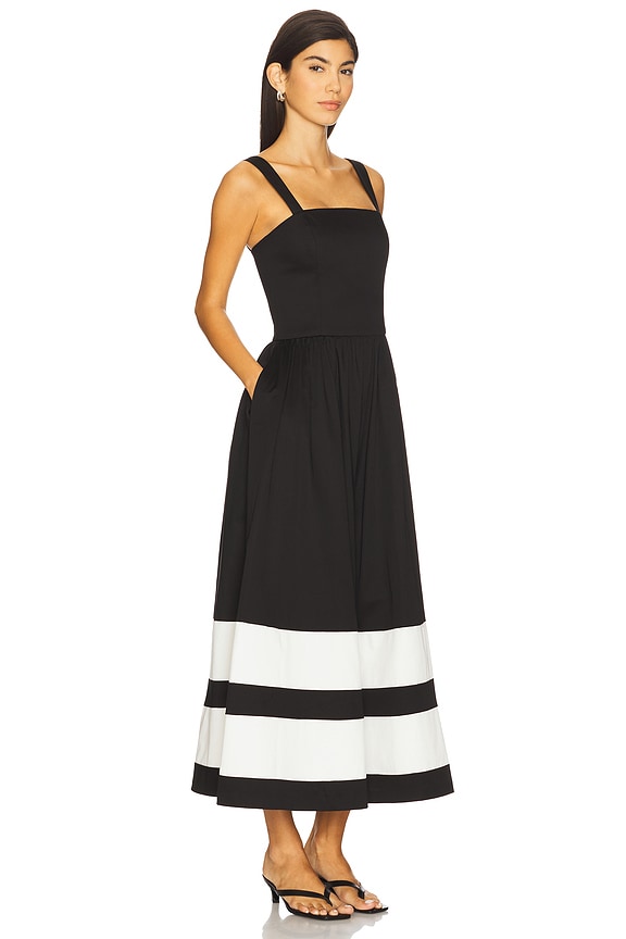 view 2 of 4 Belden Wide Leg Jumpsuit in Black & Off White