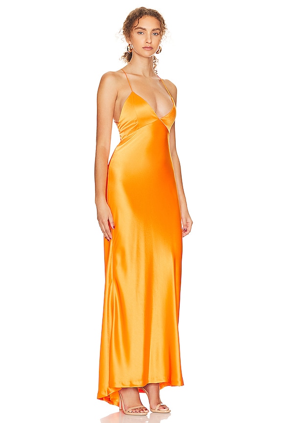 view 2 of 3 VESTIDO MONTANA in Tangerine