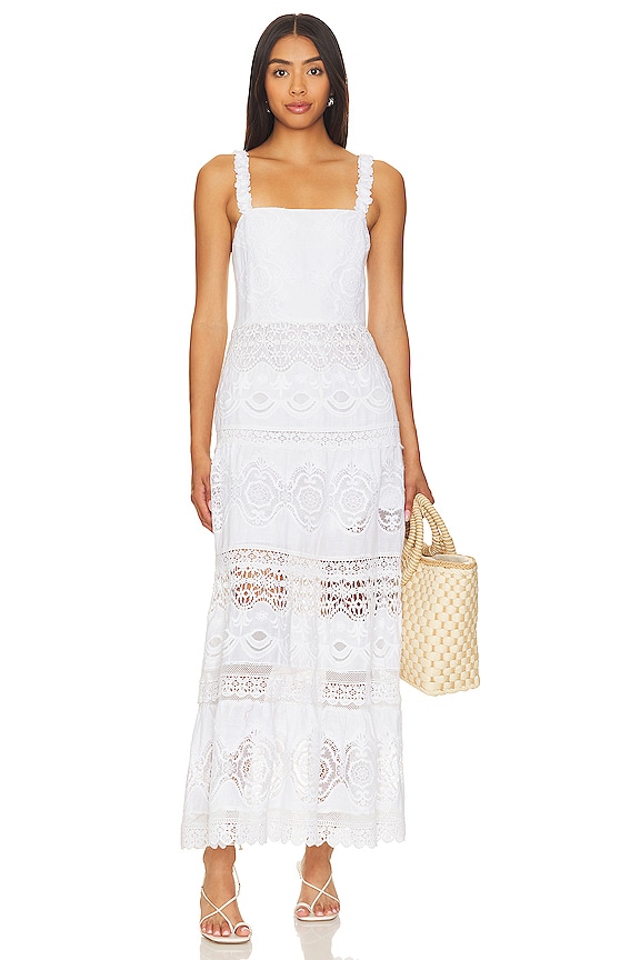 view 1 of 3 VESTIDO ALORA in White