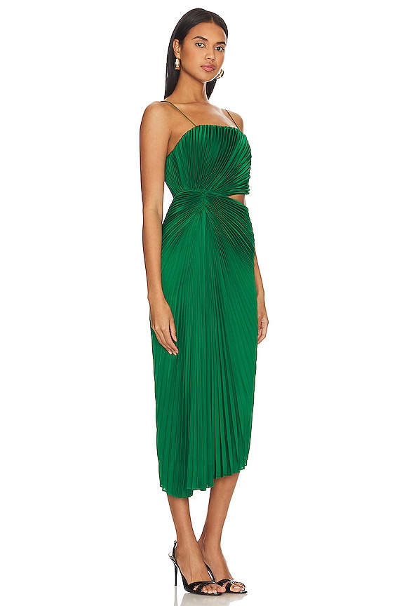 view 2 of 3 Fayeth Midi Dress in Emerald
