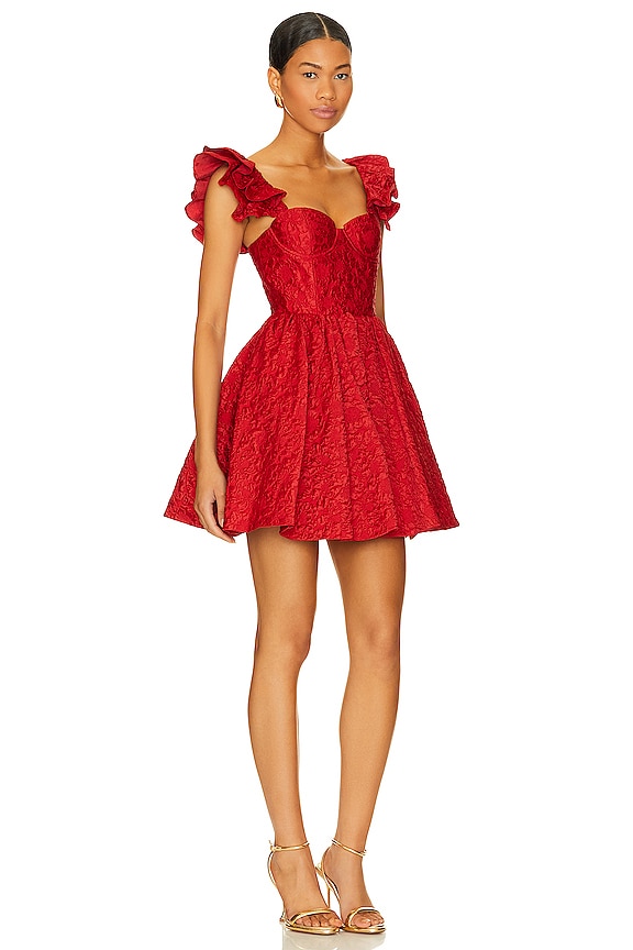view 2 of 4 Bina Mini Dress in Perfect Ruby