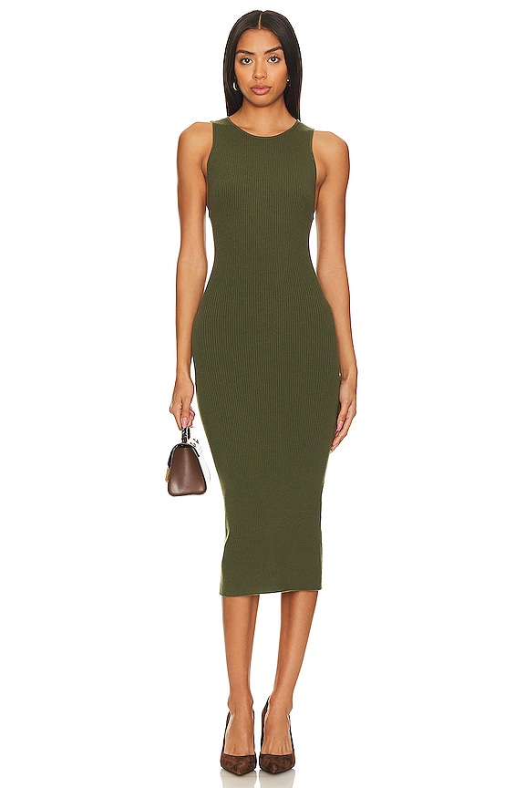 view 2 of 4 ПЛАТЬЕ WRIGHT in Olive