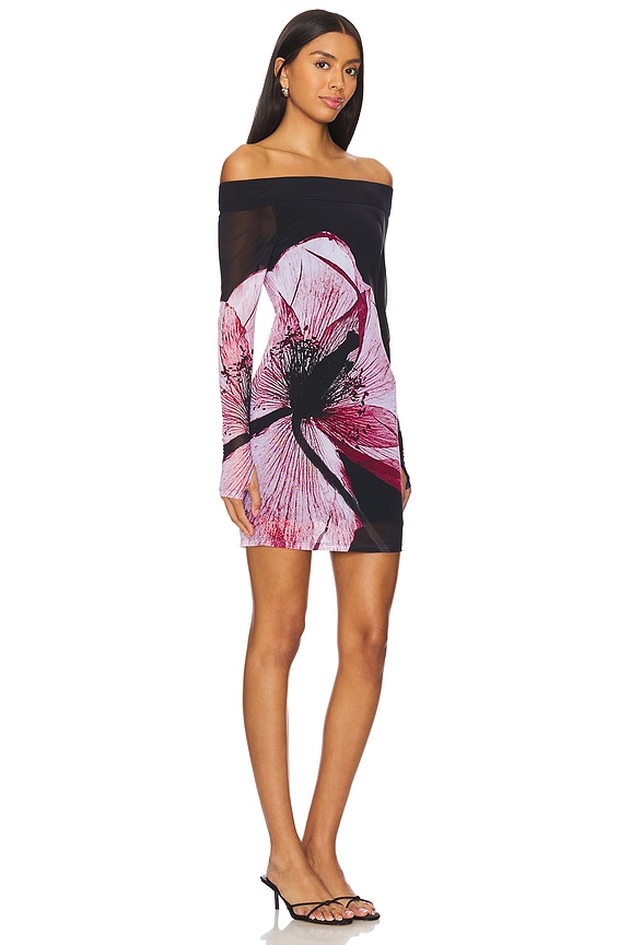 view 2 of 3 Dorinda Mini Dress With Thumbholes in Luna Floral