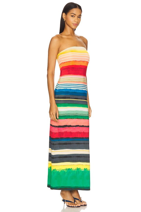 view 2 of 3 МАКСИ ПЛАТЬЕ DELORA in Rainbow Reef