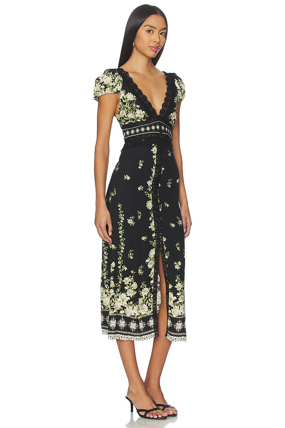 view 2 of 3 Rose Deep Lace Maxi Dress in Free Falling