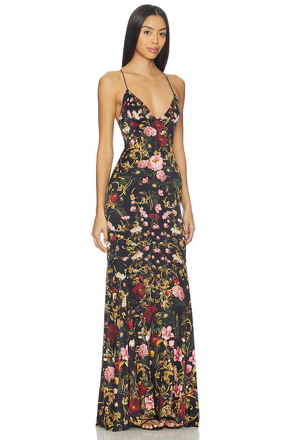 view 2 of 3 Milta Mermaid Slip Dress in Evermine