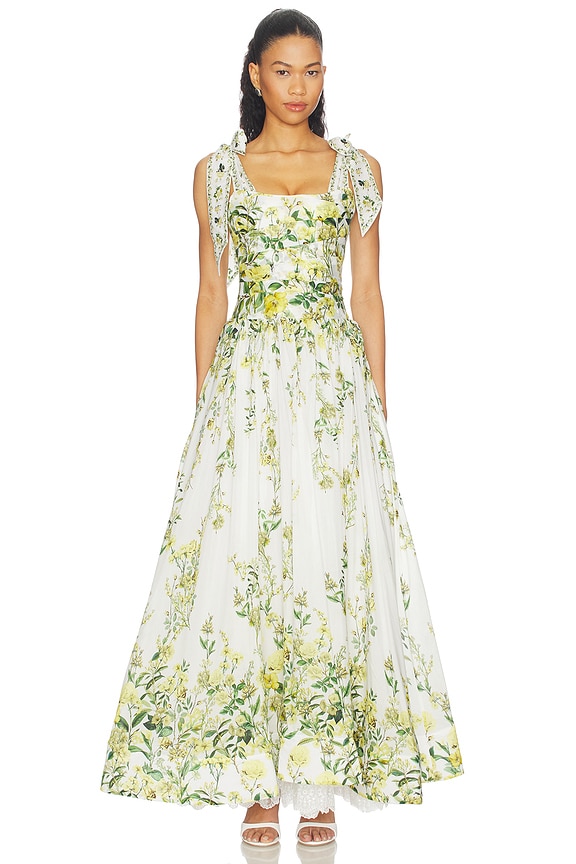 view 1 of 3 VESTIDO HAVEN in Fresh Air Butter