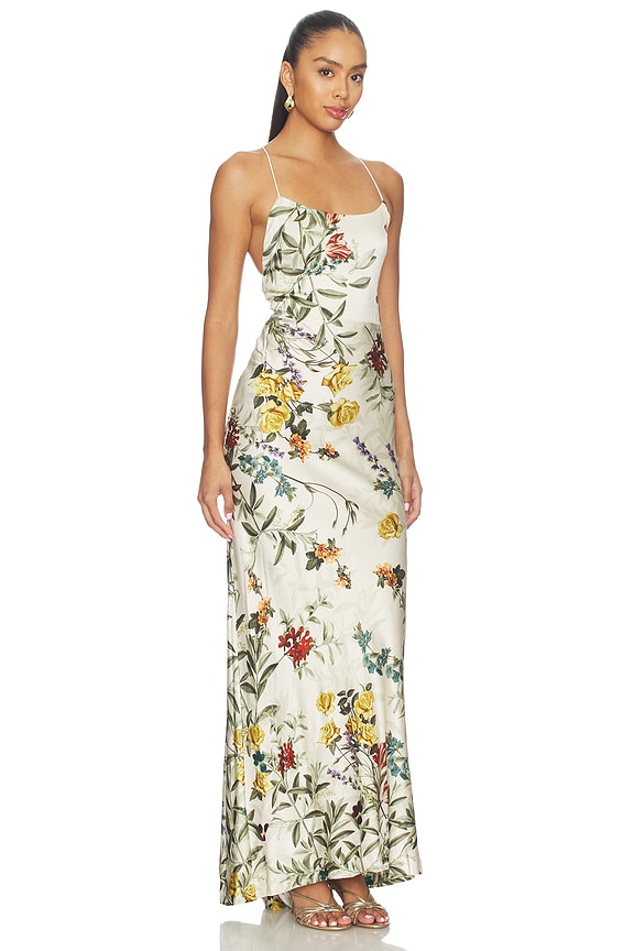 view 2 of 4 ROBE MAXI MONTANA in Desert Sprigs Vanilla