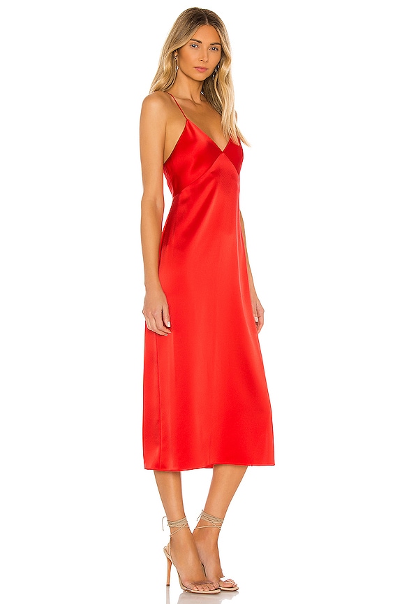 view 2 of 3 VESTIDO MIDI LORAINE in Bright Poppy