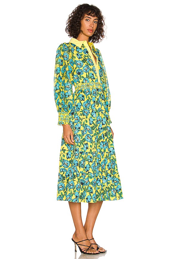 view 2 of 3 VESTIDO ANAYA in Beach Bliss Sunflower