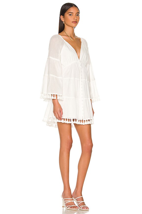view 2 of 3 Alexandria Open Back Tunic Dress in Off White