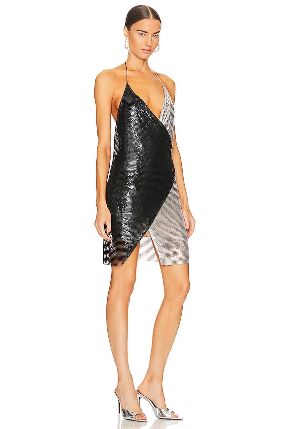 view 2 of 5 VESTIDO ALLY in Black & Silver