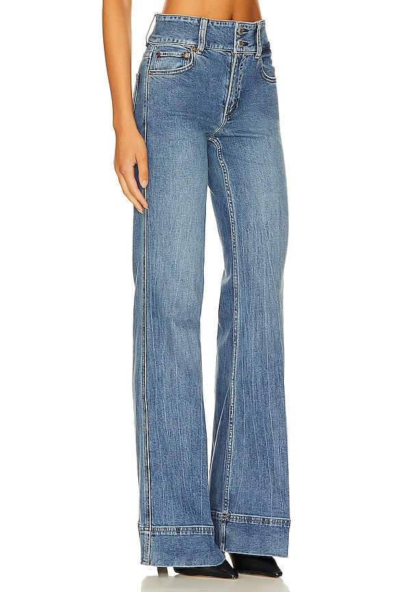 view 2 of 4 Missa High Rise Wide Leg Jean in Brooklyn Blue