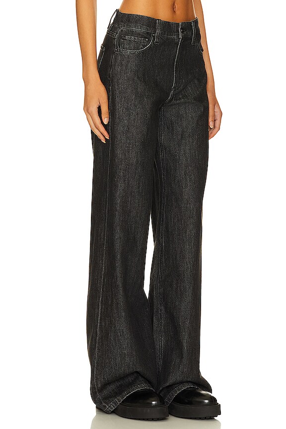 view 2 of 4 JEAN BAGGY TAILLE BASSE TRISH in Maya Smooth Black