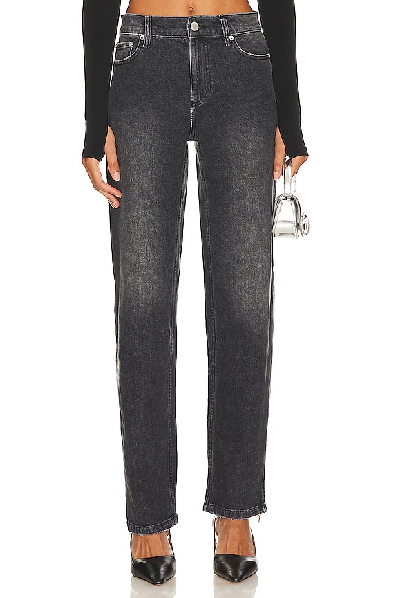 view 2 of 6 Gayle Baggy Jeans in Maya Charcoal Black