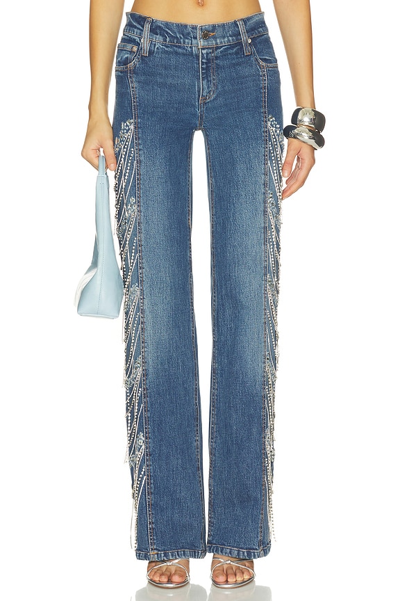 view 2 of 6 Roxie Embellished Jean in Brooklyn Blue