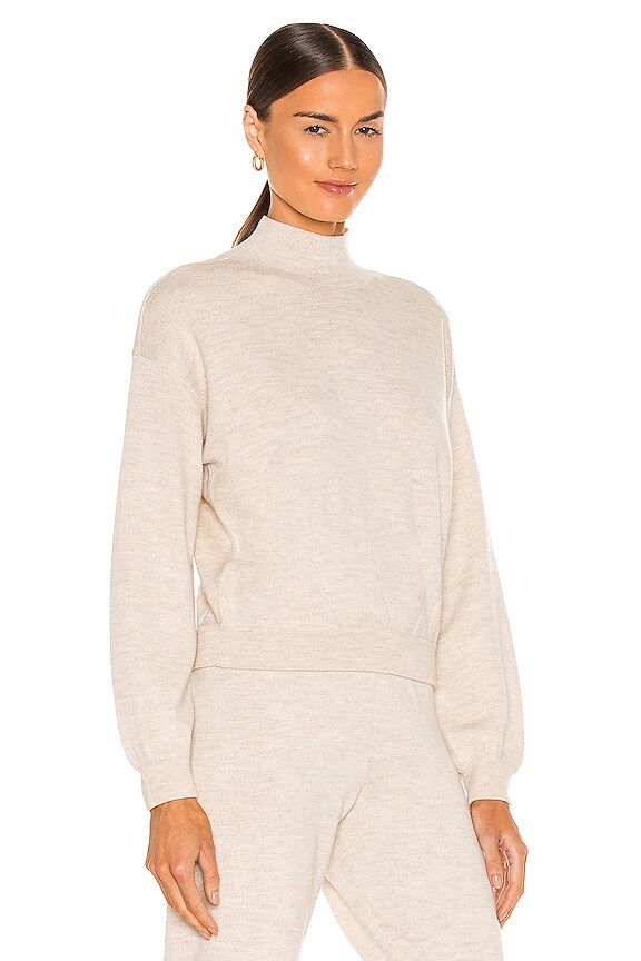 view 2 of 4 Mattie Blouson Pullover Sweatshirt in Oatmeal