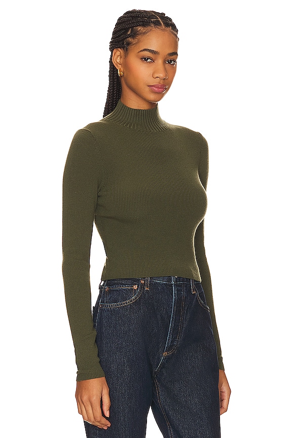 view 2 of 4 COL ROULÉ SENAIDA in Olive