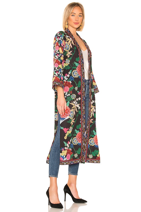 view 2 of 3 Lynn Kimono in Valley Lake & Mini Valley Lake