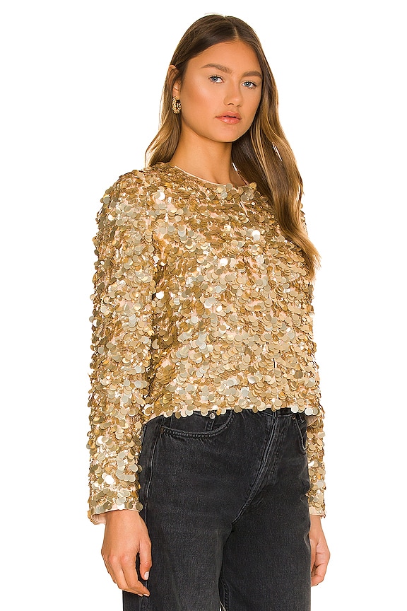 view 2 of 5 Kidman Embellished Jacket in Light Gold