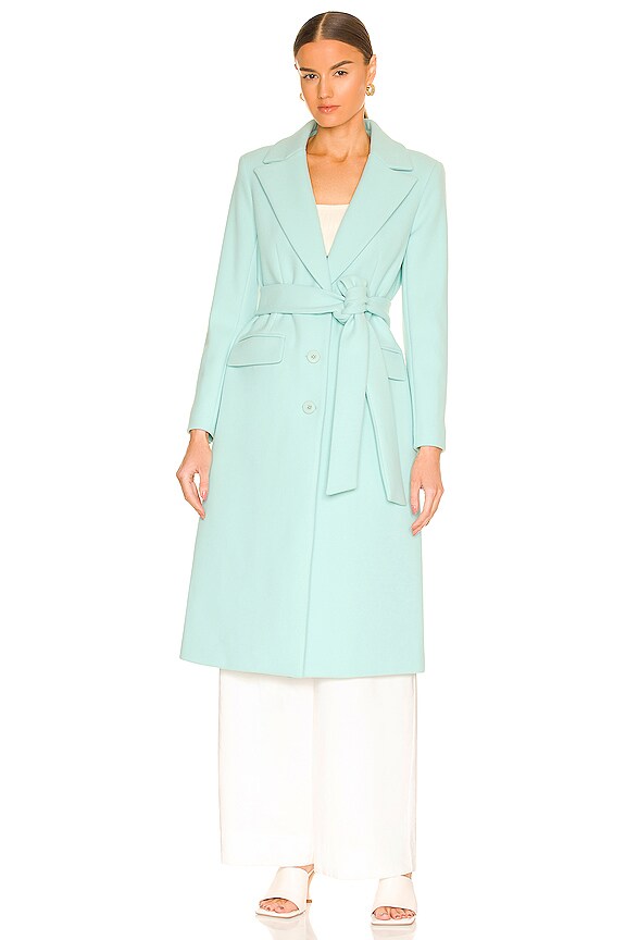 view 2 of 4 Joelle Double Breasted Long Coat in Breeze