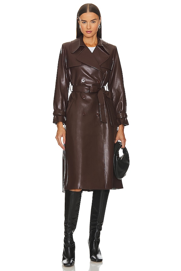 view 2 of 4 КУРТКА ИЗ ИСКУССТВЕННОЙ КОЖИ ELICIA in Toffee