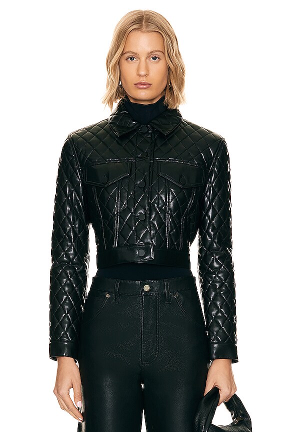 view 2 of 5 CHAQUETA CUERO SINTÉTICO CHLOE in Black