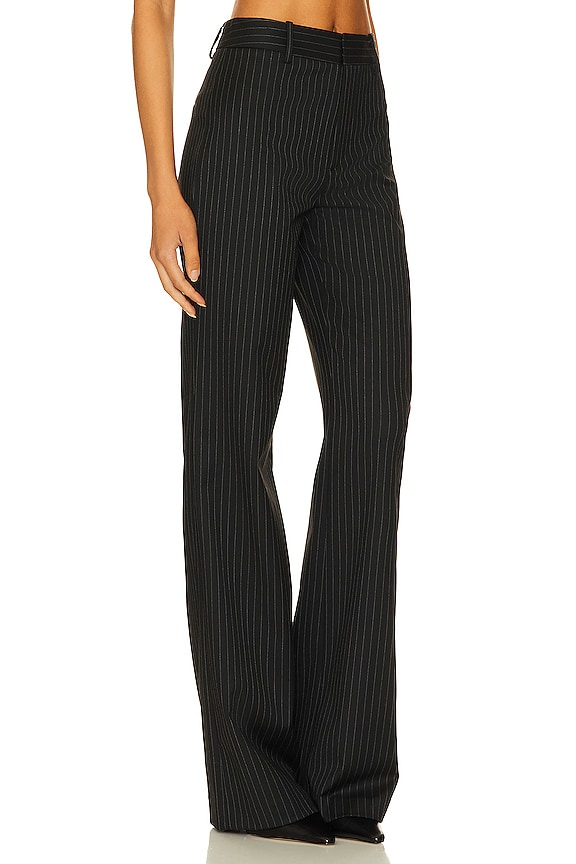 view 2 of 5 PANTALON OLIVIA in Black Pinstripe