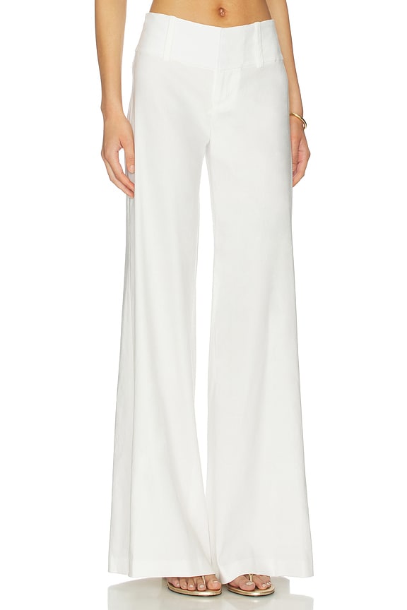 view 2 of 6 Olivia Wide Leg Cuffed Pant in Off White