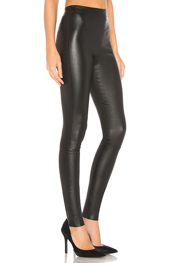view 2 of 4 Maddox Leather Legging in Black
