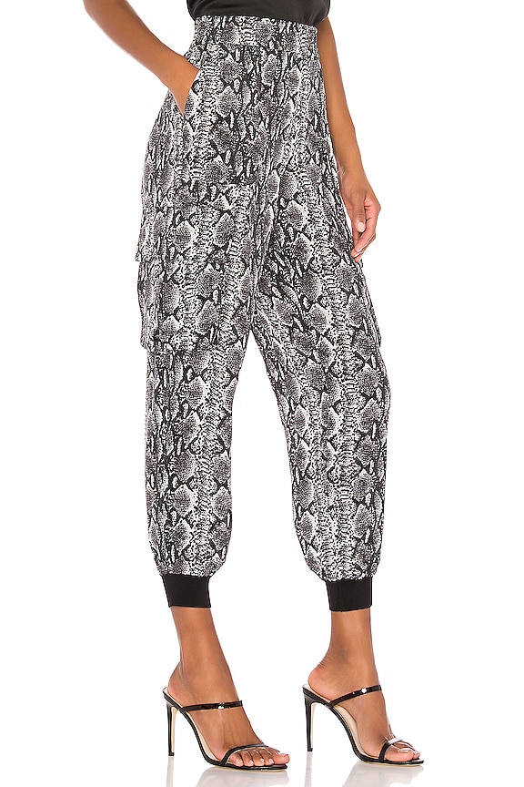 view 2 of 4 Jadon Pull Up Cargo Pant in Snake Soft White