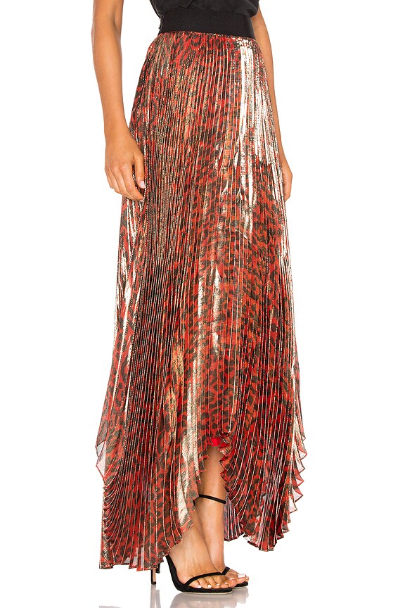 view 2 of 4 Katz Skirt in Red & Black