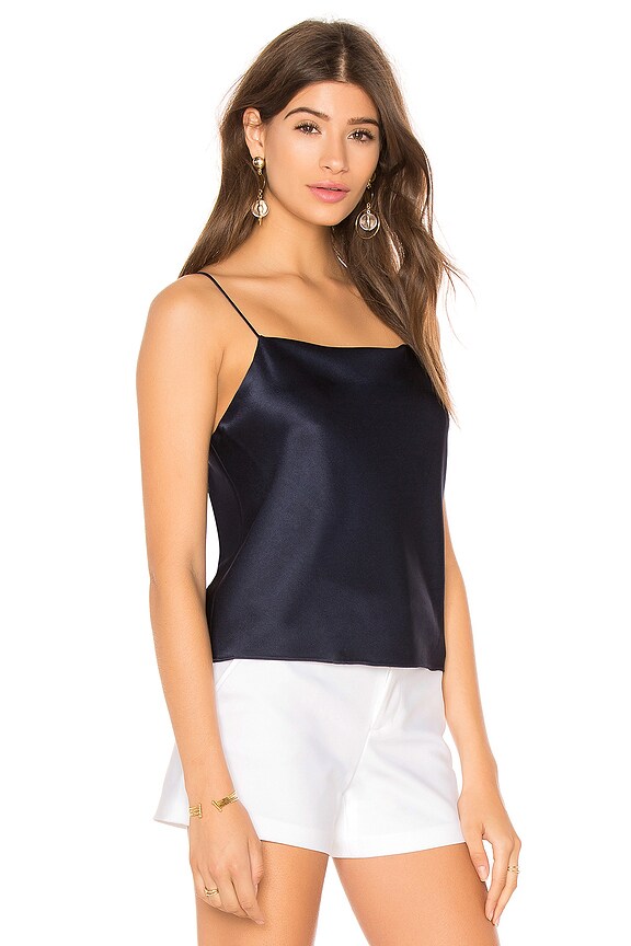 view 2 of 4 Harmon Drapey Slip Tank in Navy