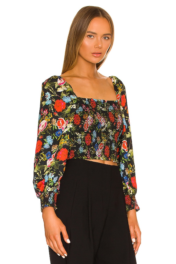 view 2 of 4 Cooper Smock Bodice Top in Wild & Free