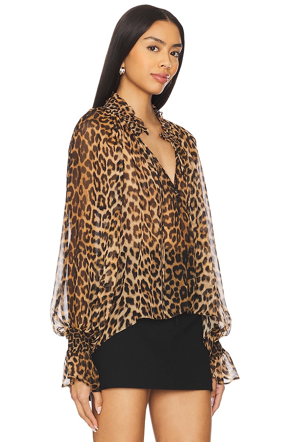 view 2 of 4 Norah Peasant Blouse in Catwalk