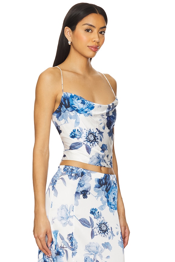 view 2 of 4 Valentina Cropped Corset Top in Affection Small