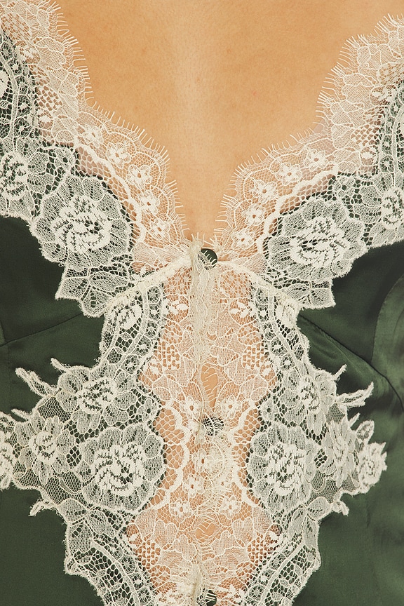 Julietta Cutaway Lace Slip Top