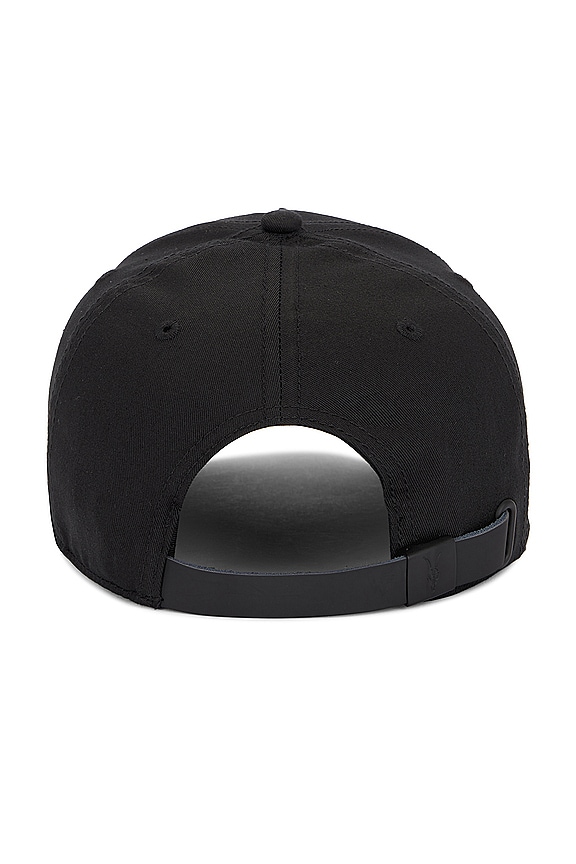 view 2 of 2 Sandwich Brim Logo Baseball Cap in Black & White