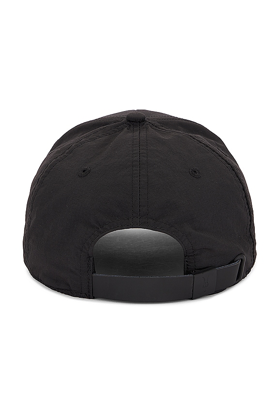 view 2 of 2 Circle Logo Ripstop Baseball Cap in Black
