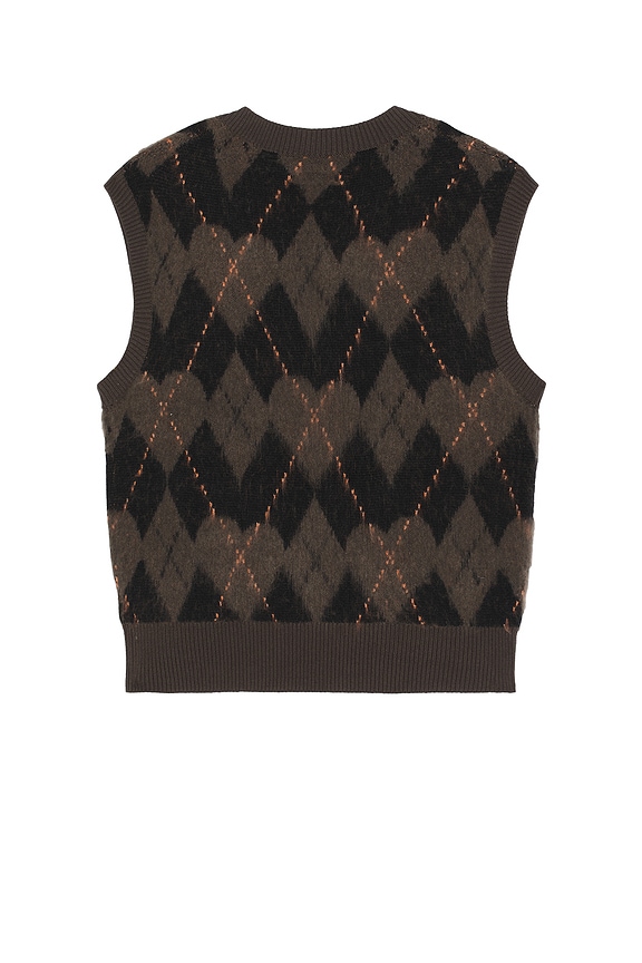 view 2 of 3 Adore Knit Tank Vest in Khaki Green