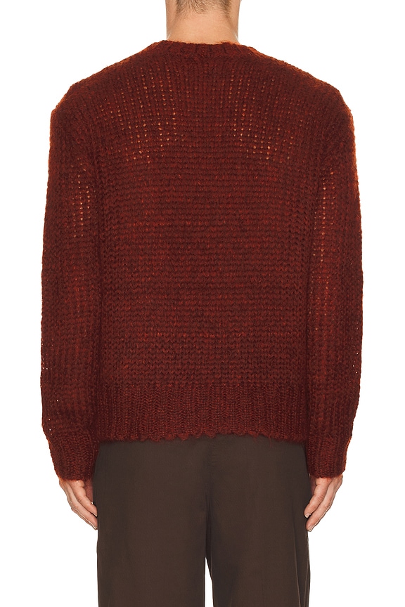 view 2 of 4 Myles Crew Neck Sweater in Rust Red