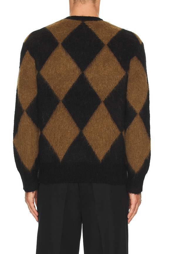 view 2 of 4 Bower Crew Neck Sweater in Black & Brown