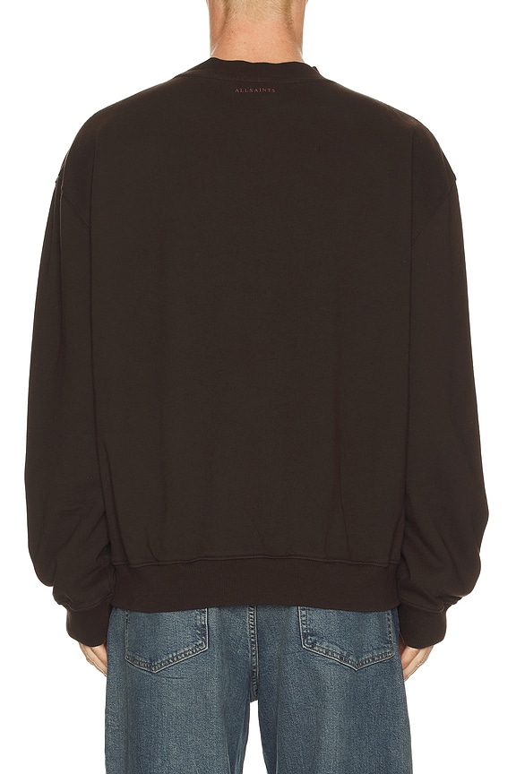 view 2 of 4 Icon Crew Neck Sweatshirt in Plum Brown
